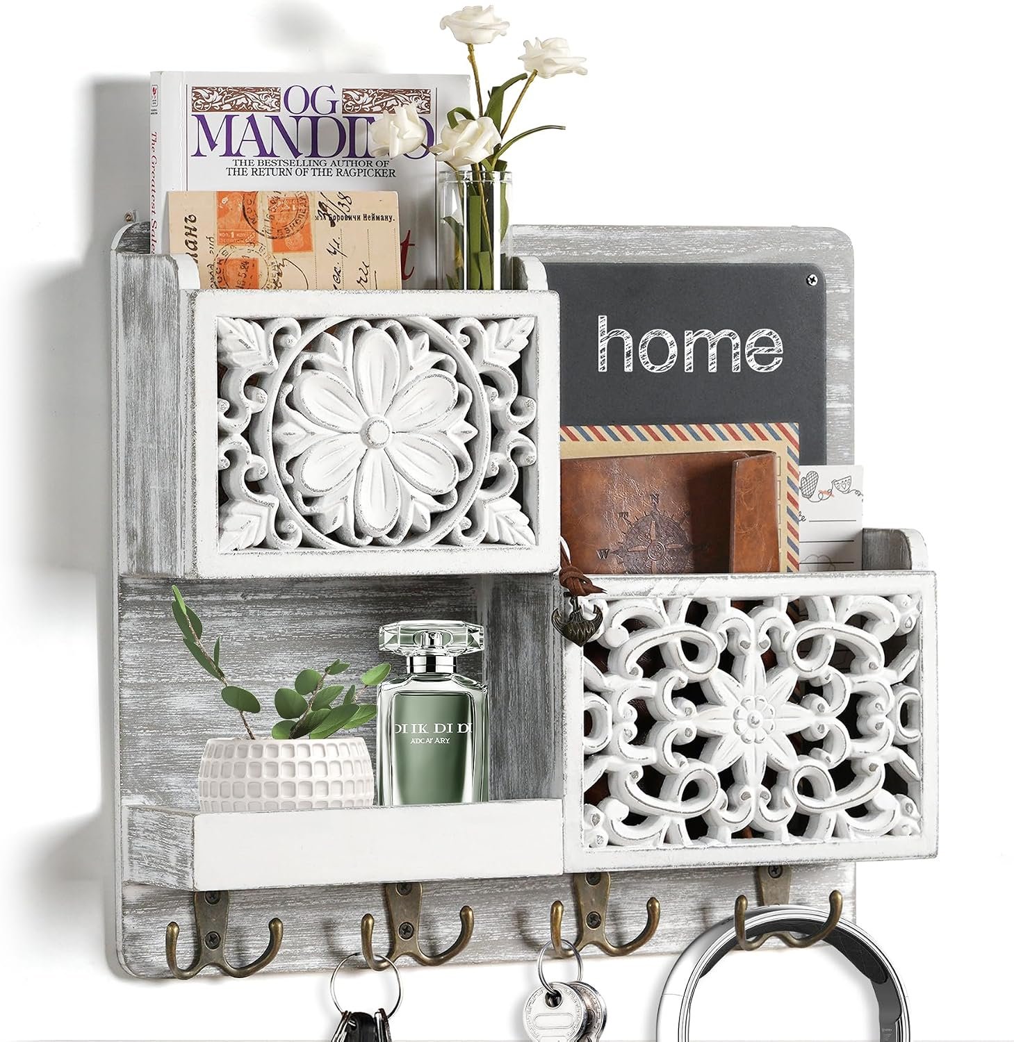 Mail Organizer Wall Mounted