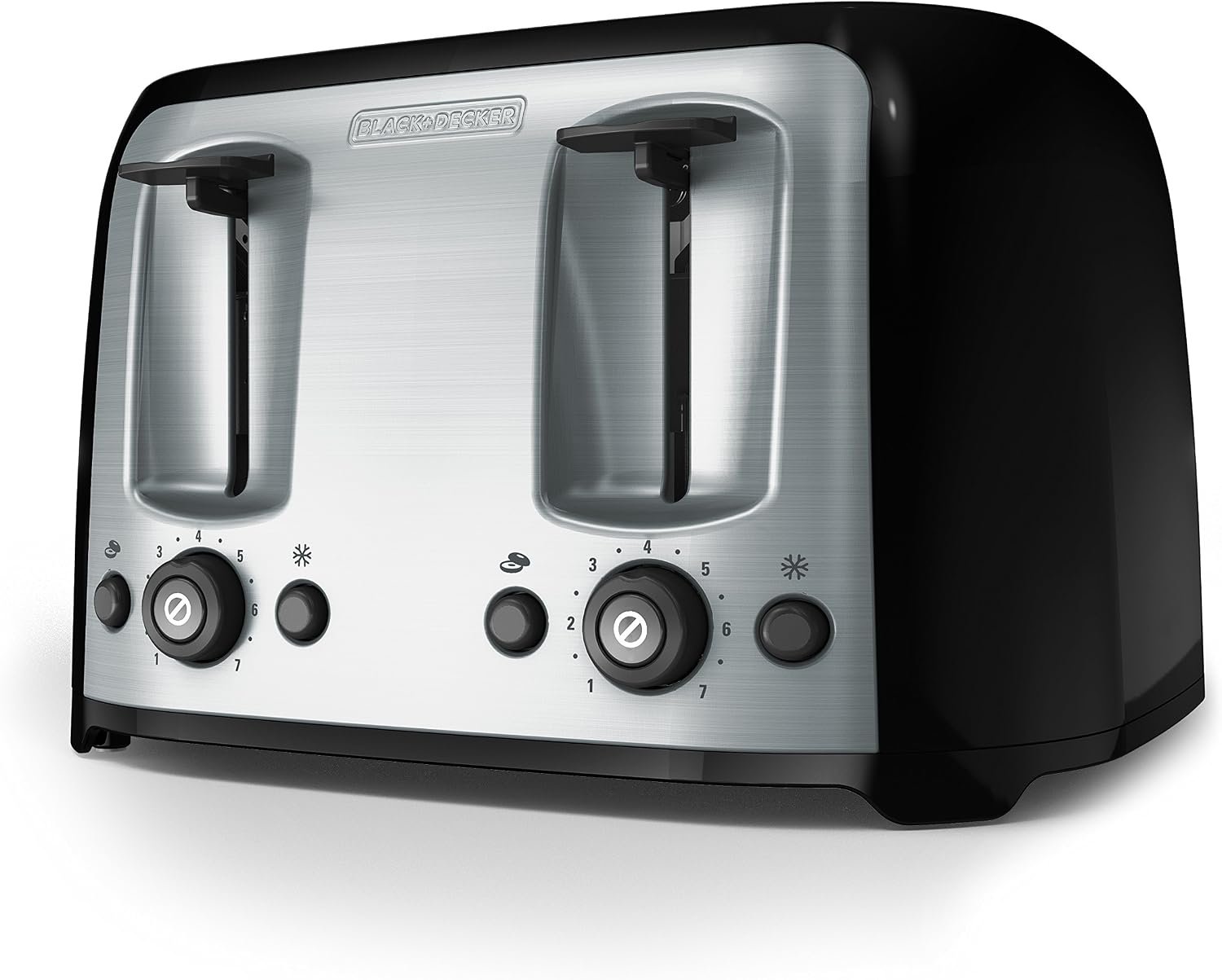 BLACK+DECKER 4-Slice Toaster with Extra-Wide Slots