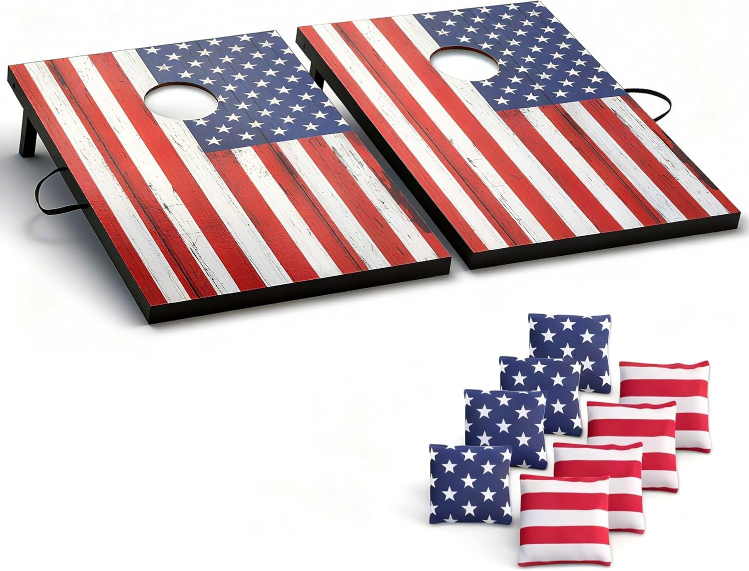 SPORT BEATS Cornhole Board Set – MDF Wood Cornhole Game (3×2′ or 4×2′)