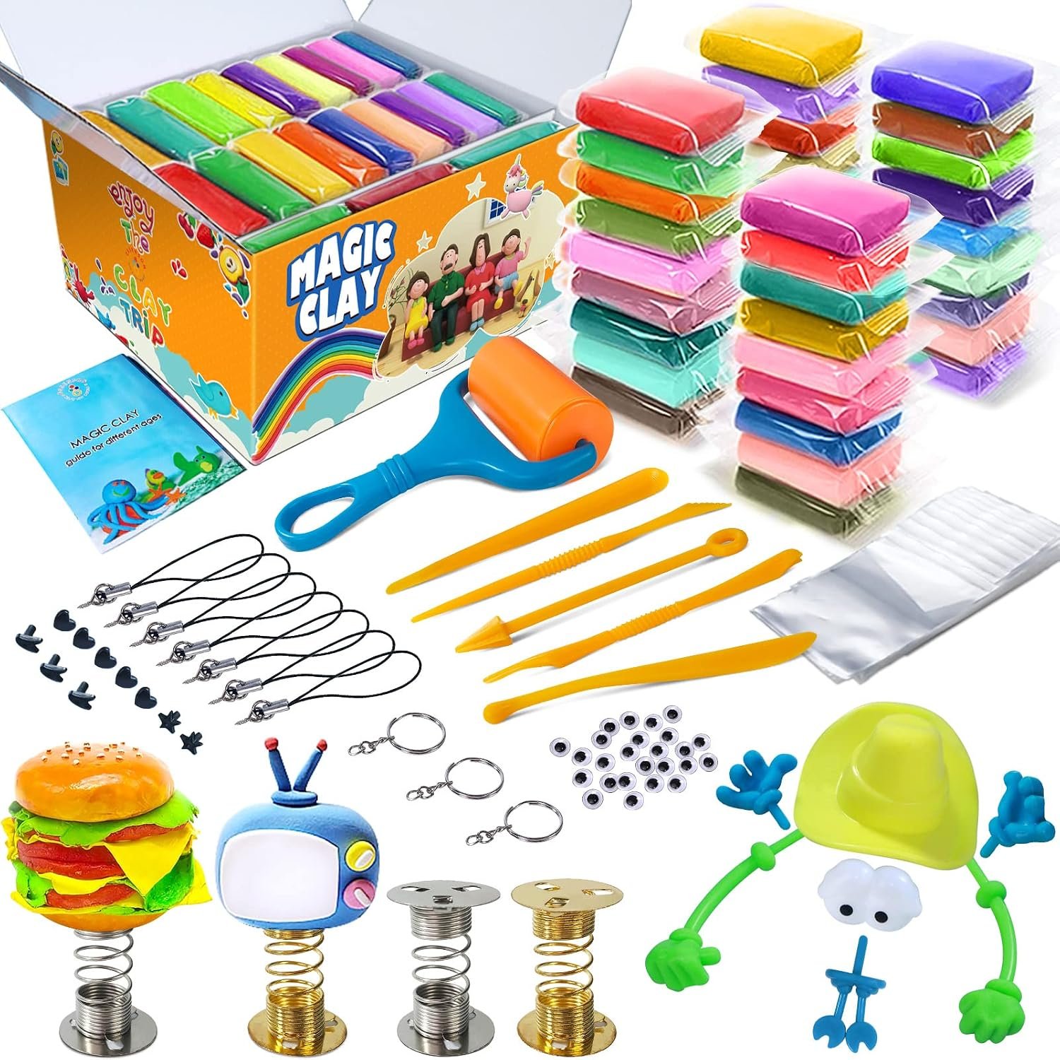 ESSENSON Modeling Clay Kit, 36 Colors