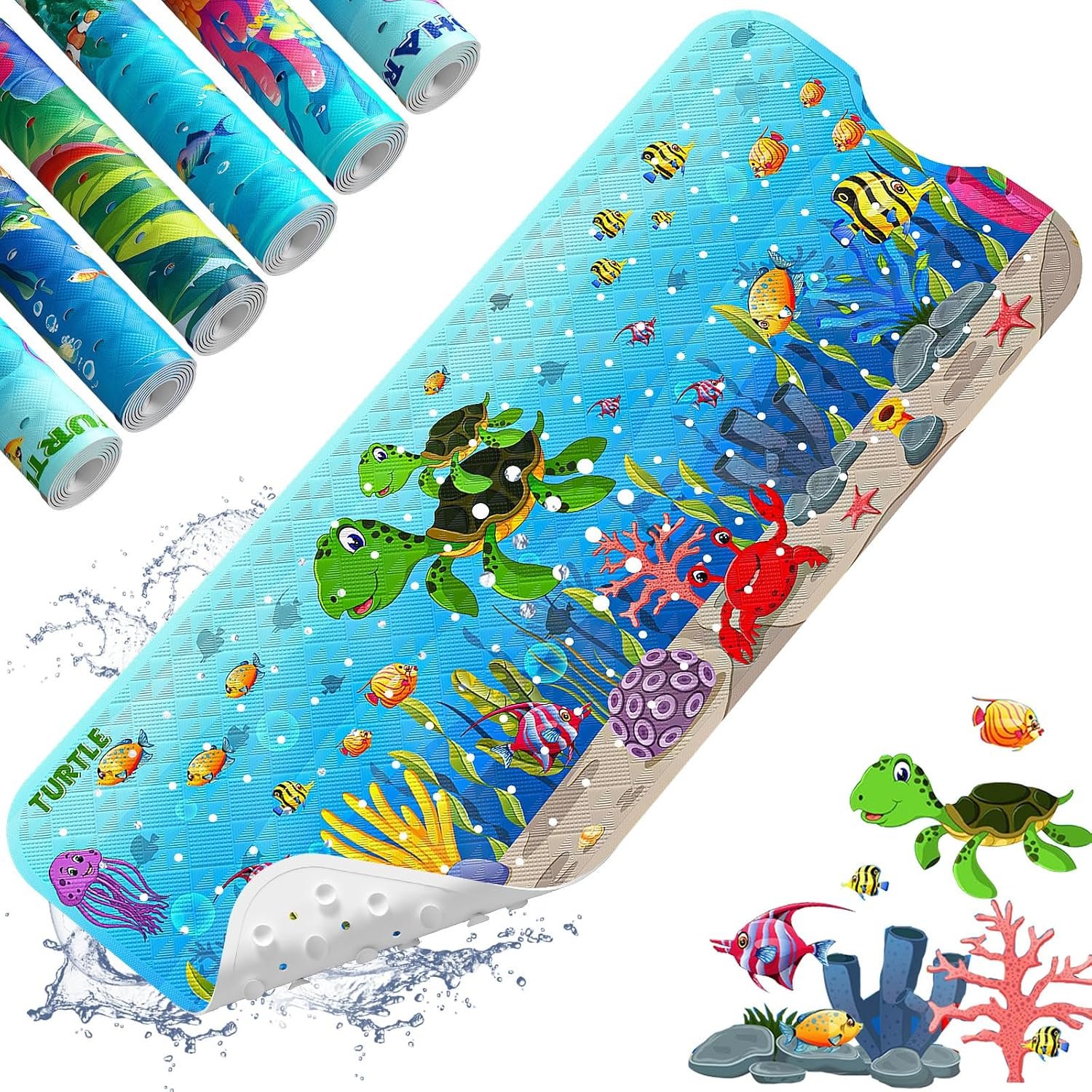 XIYUNTE Bath Mat for Tub Non Slip Bathtub Mat Non Slip 40×16 Baby Bath Mat