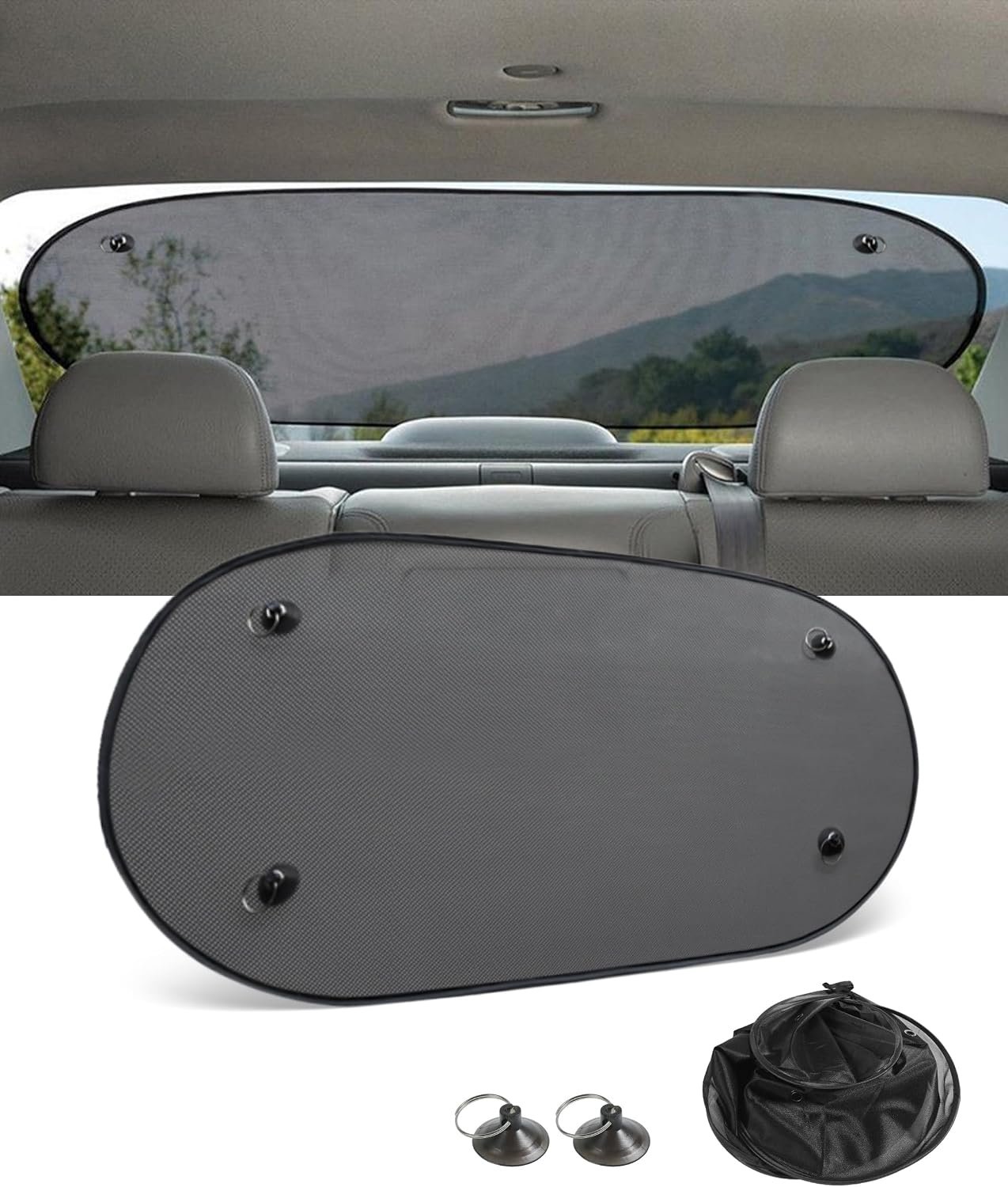 bylikeho Car Window Shade for Baby – UV Protection Sun Shade for Windshield, Rear and Back Windows – Car Accessories,Cooling for Summer