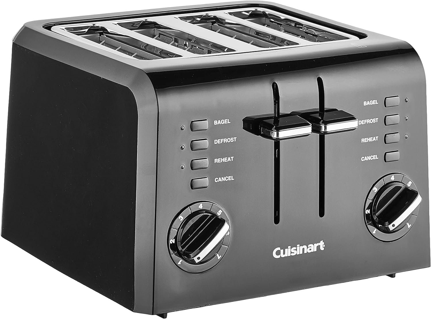 Cuisinart Toaster, 1.5″ Wide Slots, 7 Setting Dial, 4-Slice Capacity