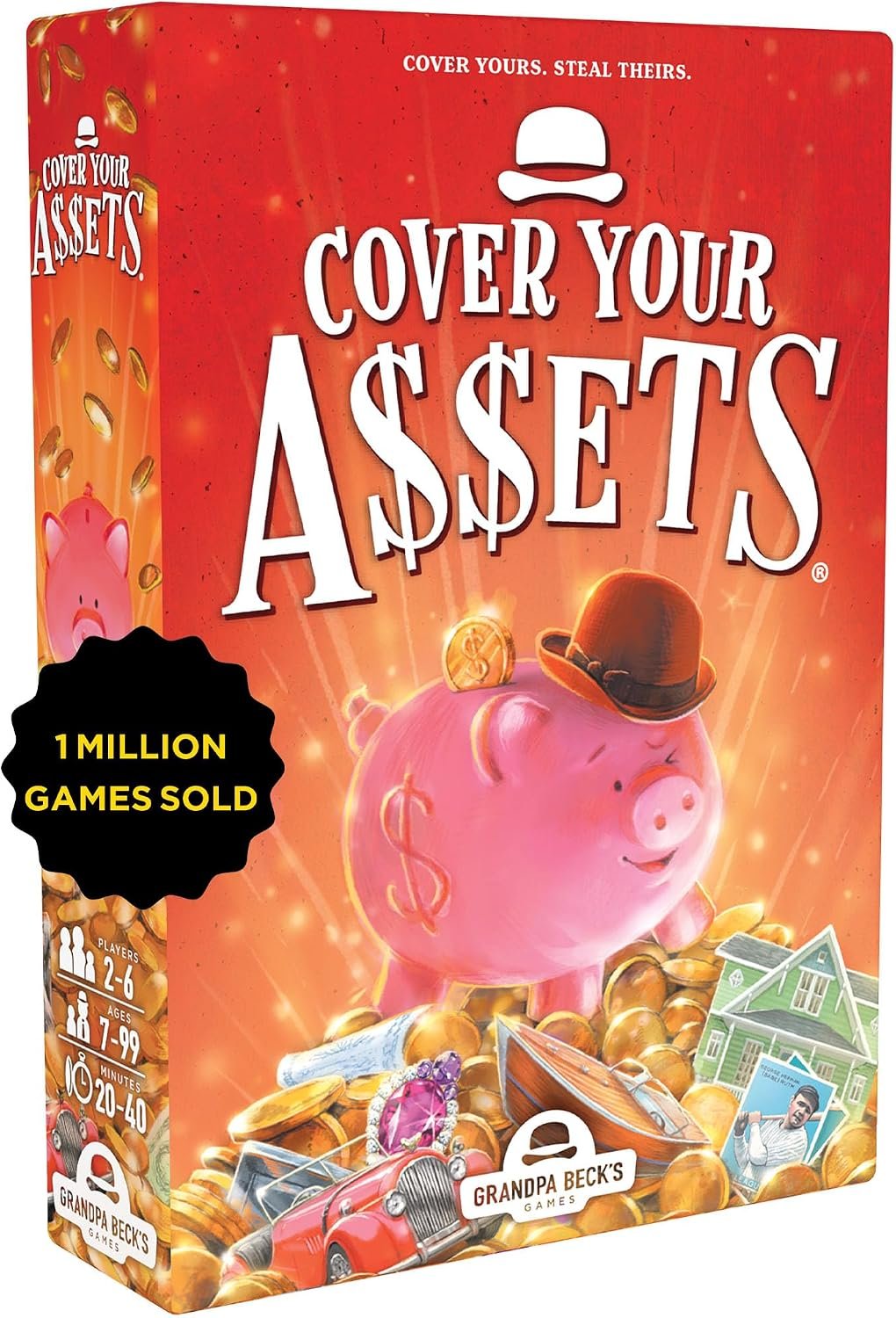 Grandpa Beck’s Games Cover Your Assets Set Collection Card Game