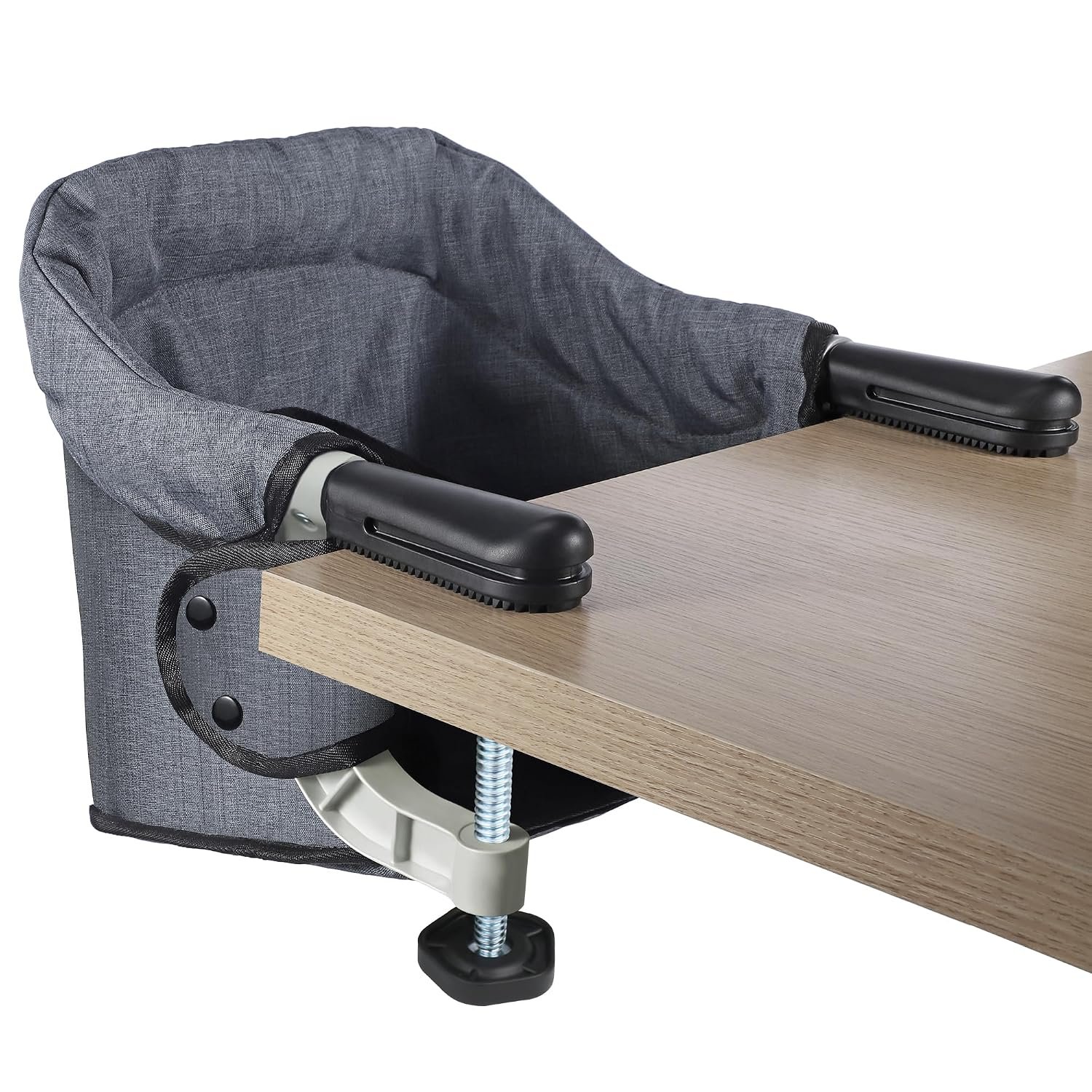 Toogel Hook-On High Chair, Portable Travel Seat for Baby 6-36 Months, Grey